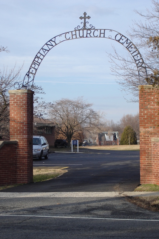 Epiphany Episcopal Church Cemetery sign