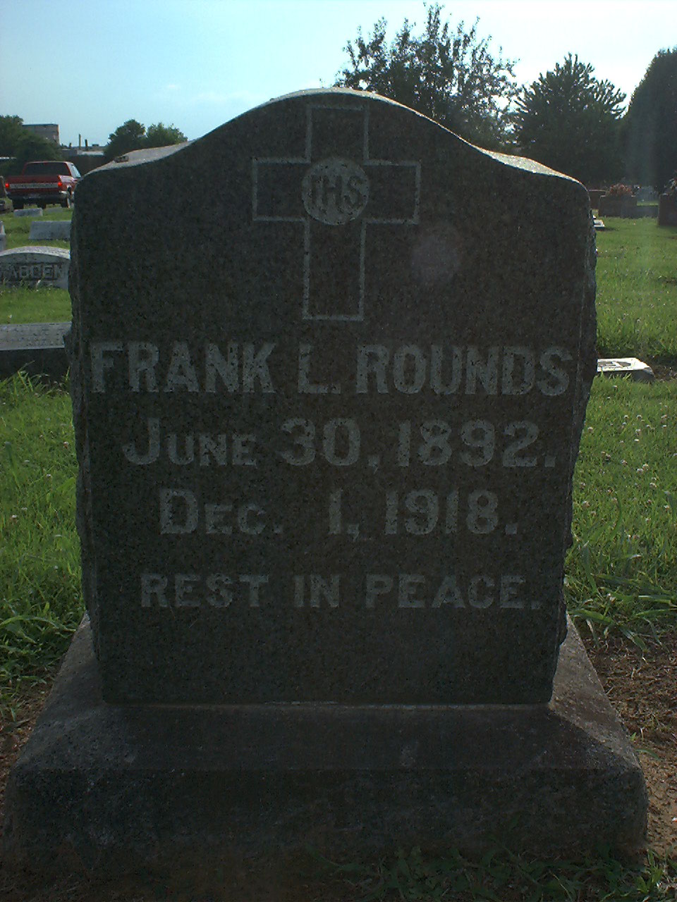 Frank Rounds headstone