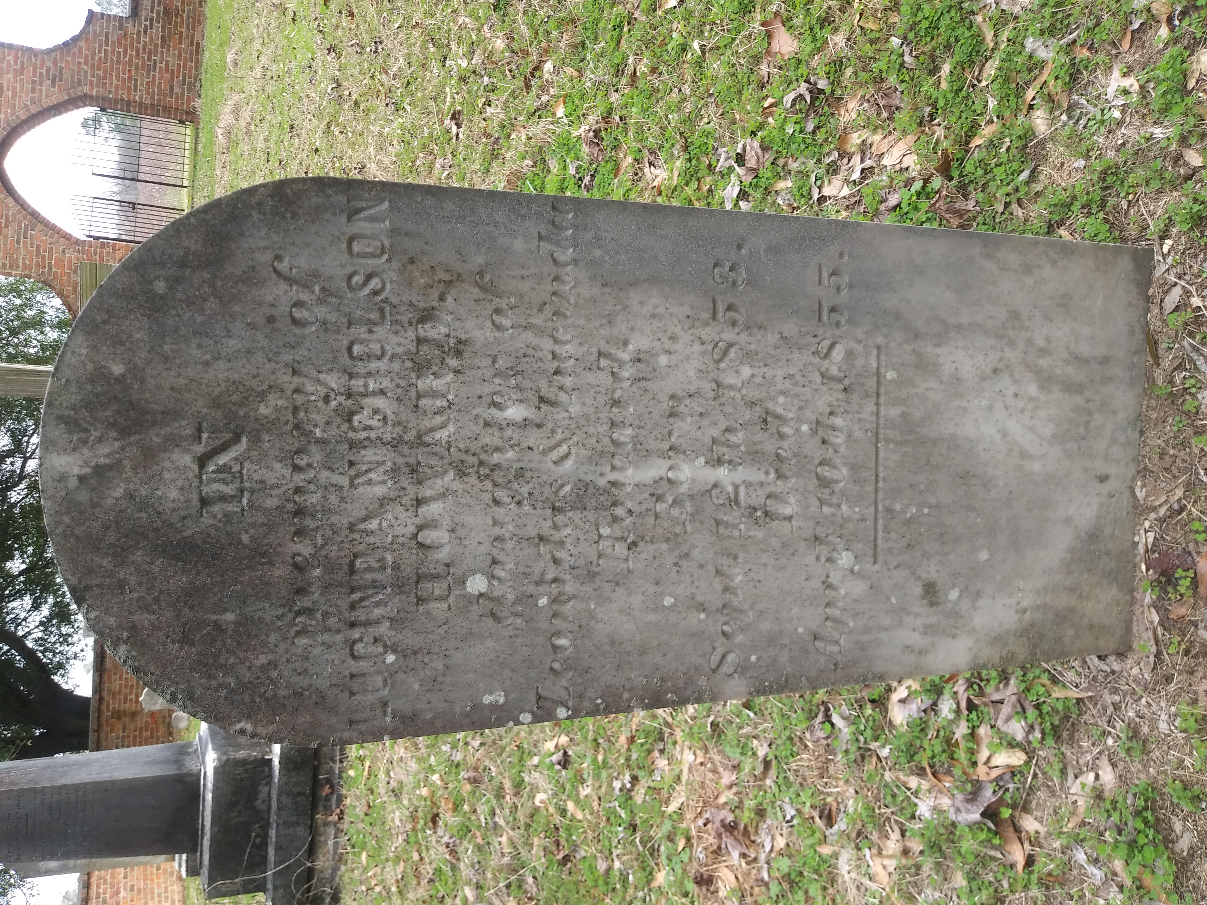 Lucinda Nicholson Howard headstone