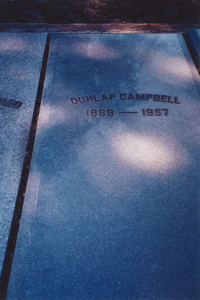 Dunlap Campbell headstone