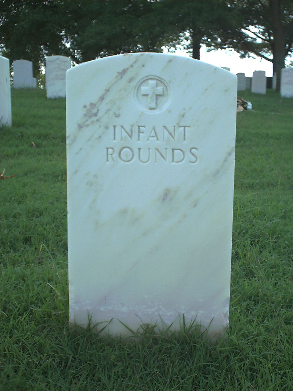 Infant Rounds headstone